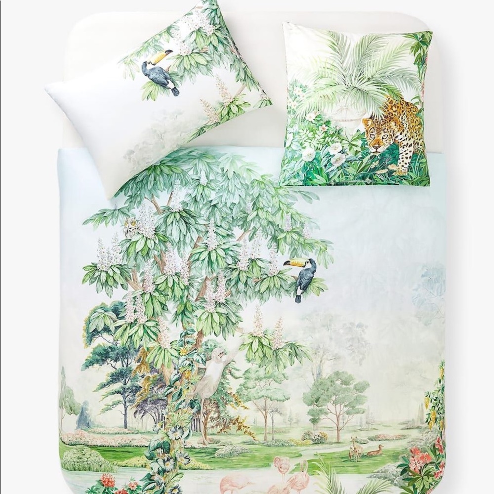 Zara home eden print duvet cover